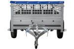 Remorque basculante 230x125 avec grille et bâche jusqu'à 750 kg – Image 4