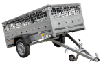Remorque basculante 230x125 avec grille et bâche 750 kg
