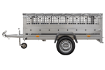Remorque basculante 230x125 avec grille et bâche 750 kg – Image 3