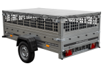 Remorque basculante 230x125 avec grille et bâche 750 kg – Image 4