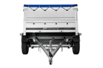 Remorque basculante 200x125 avec bâche 750 kg – Image 3