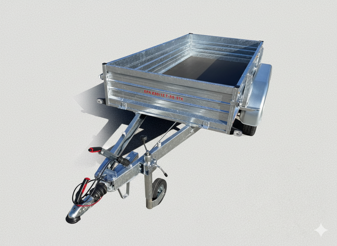 99-6.png Remorque avec ridelles tandem 251x125 2600 kg – Image 1
